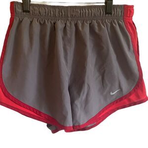 Nike Dri Fit athletic shorts - gray and red